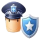 Badge icon showing all engineers are police vetted